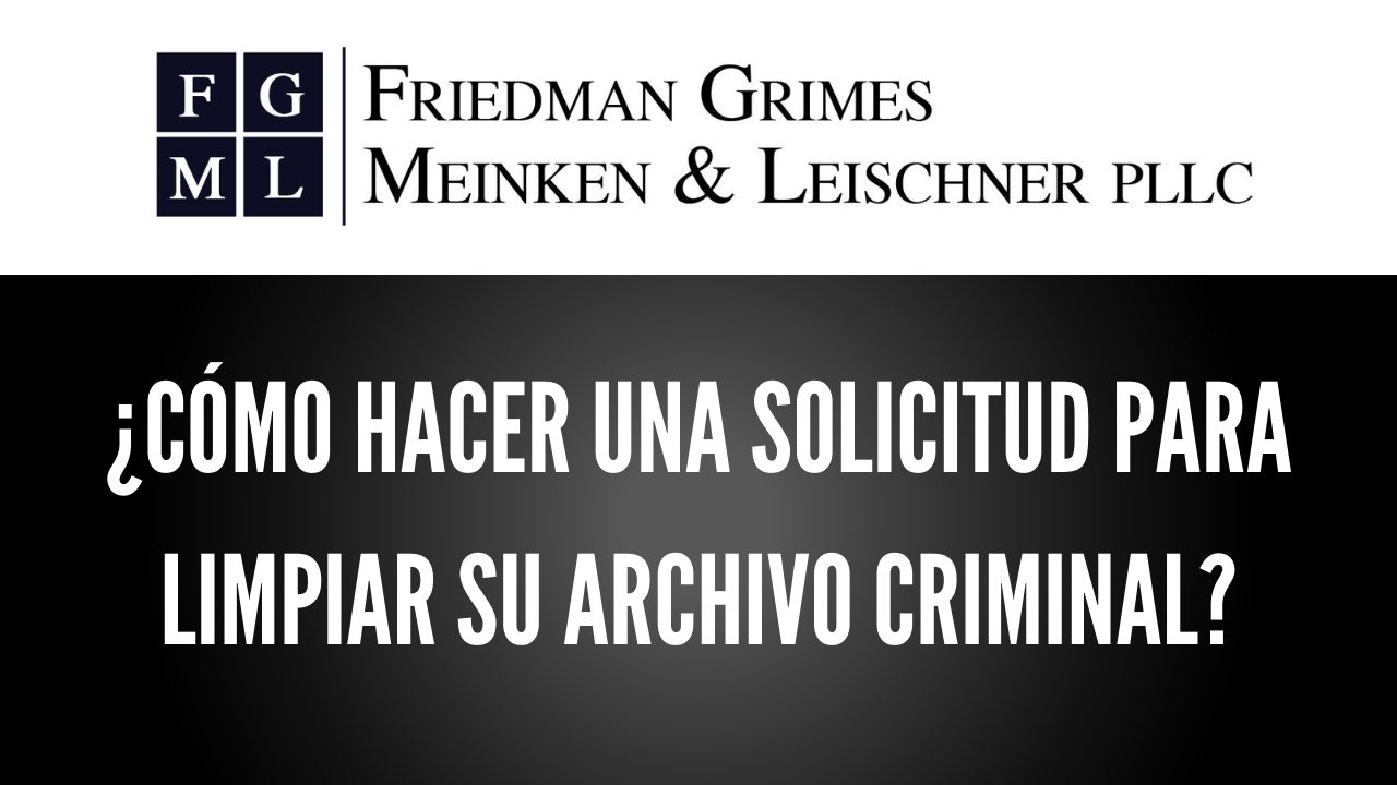 ¿Cómo Hacer Una Solicitud Para Limpiar Su Archivo Criminal? – El Viernes FAQ