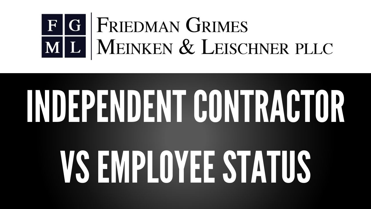 Independent Contractor vs Employee Status