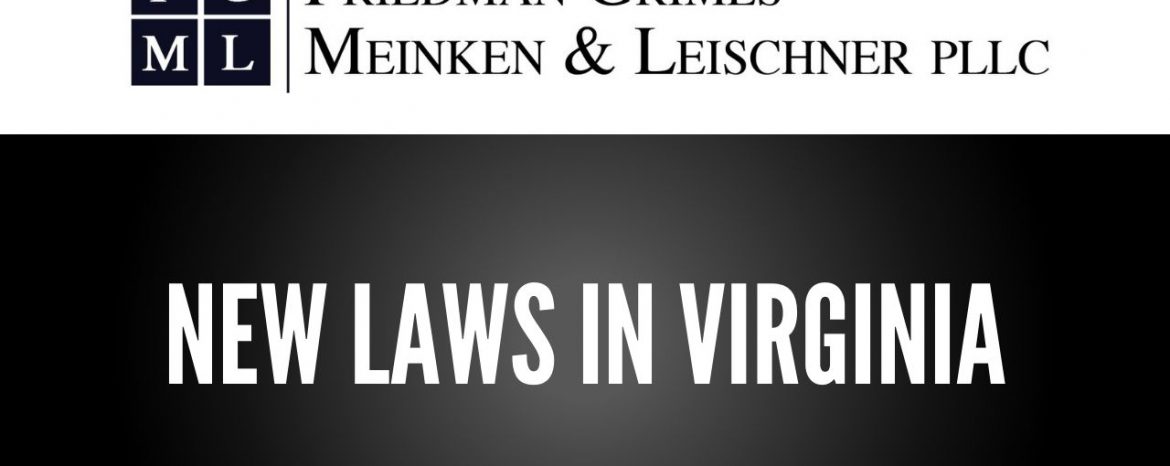 New Laws in Virginia – FAQ Friday