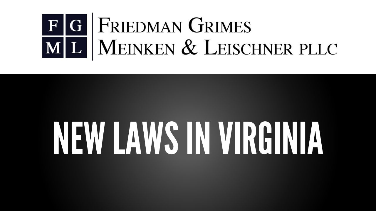 New Laws in Virginia – FAQ Friday