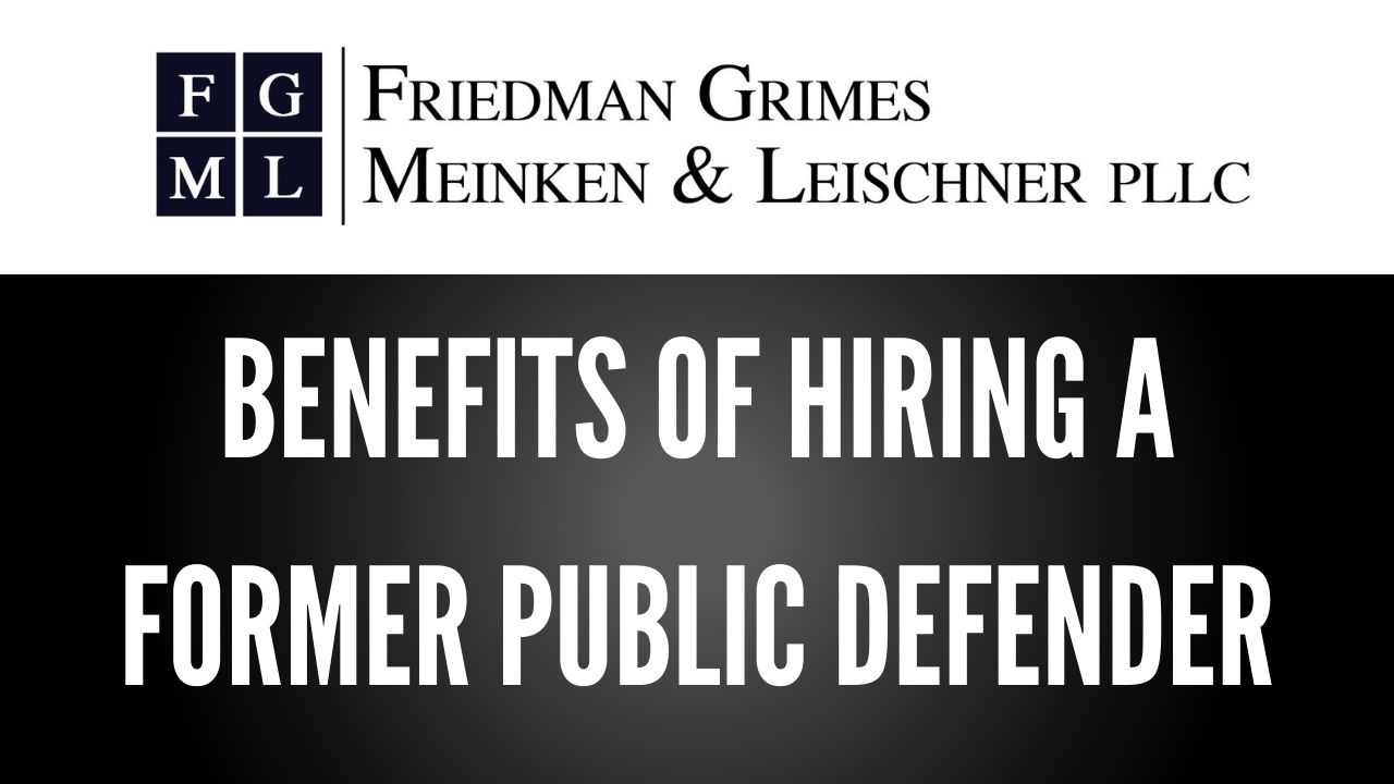 Benefits of Hiring a Former Public Defender