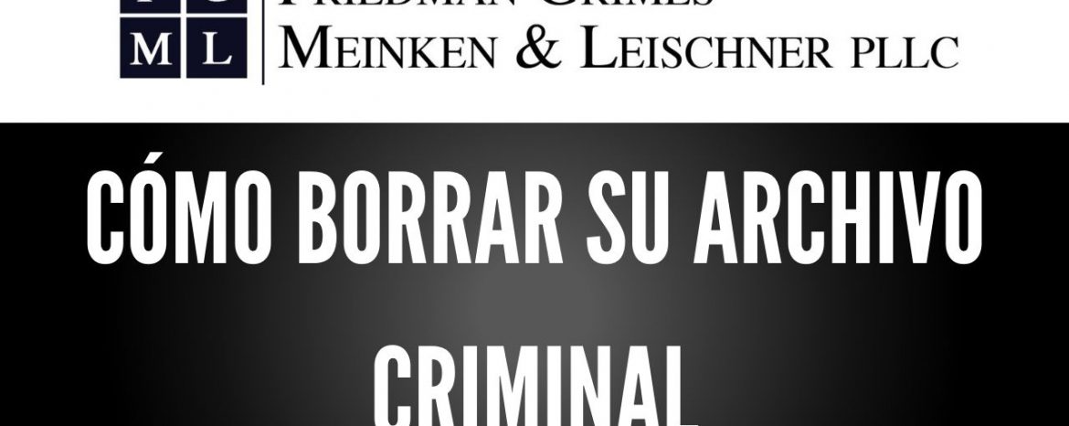 Cómo Borrar Su Archivo Criminal