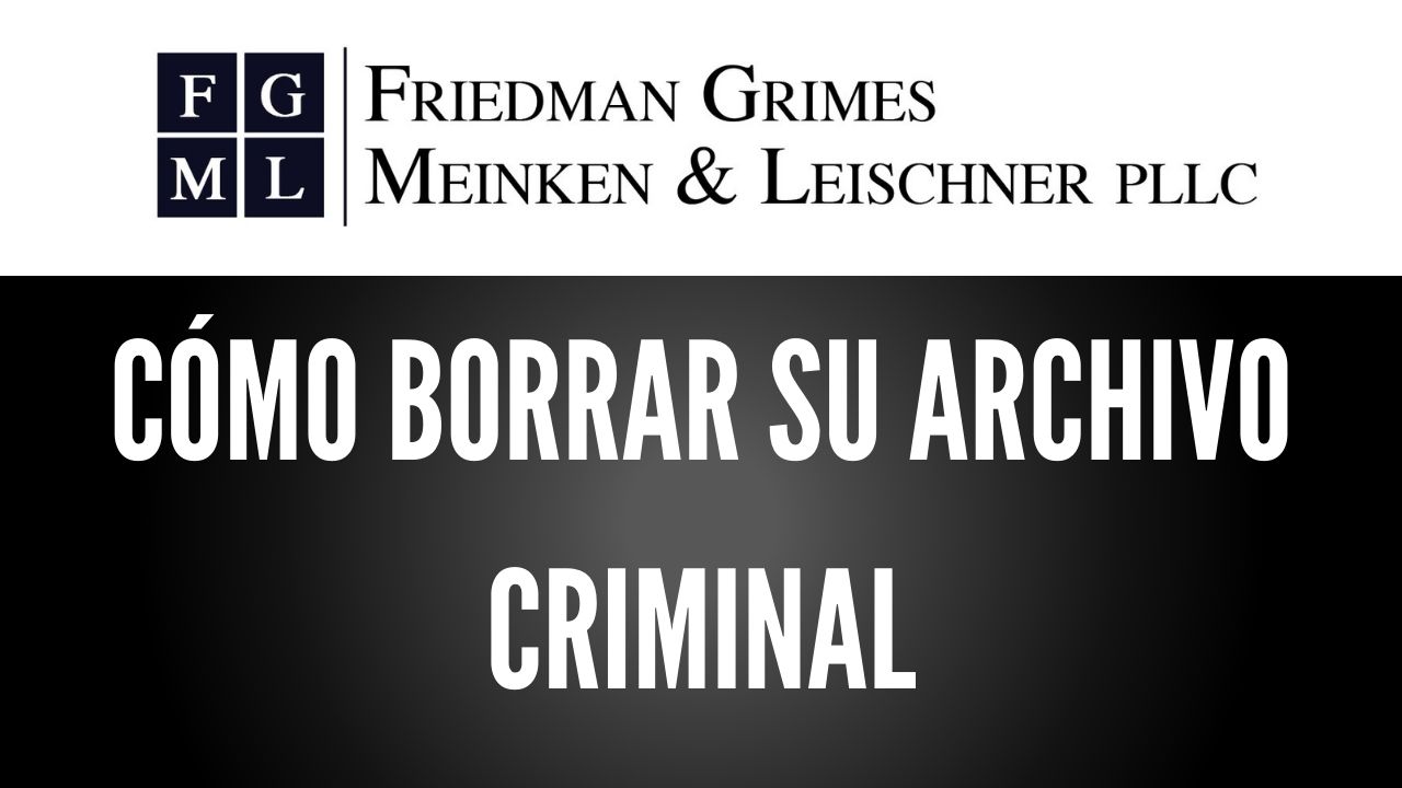 Cómo Borrar Su Archivo Criminal