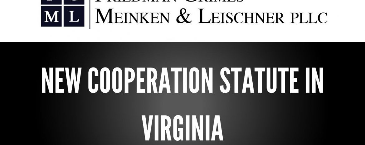 New Virginia Cooperation Statute Allows for Post-Conviction Sentence Reductions