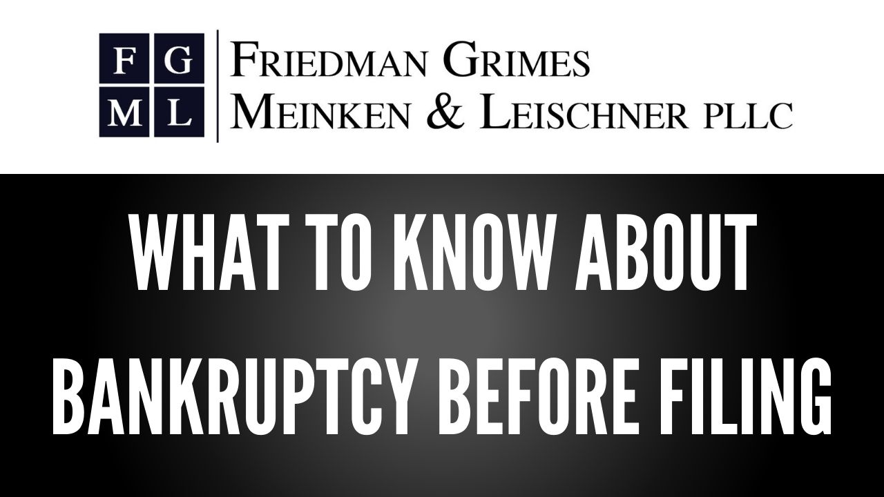 What to Know About Bankruptcy Before Filing