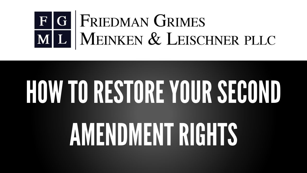 How to Restore Your Second Amendment Rights