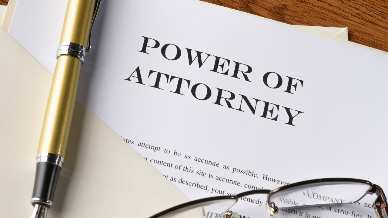 A power of attorney is a critical component of an effective estate plan